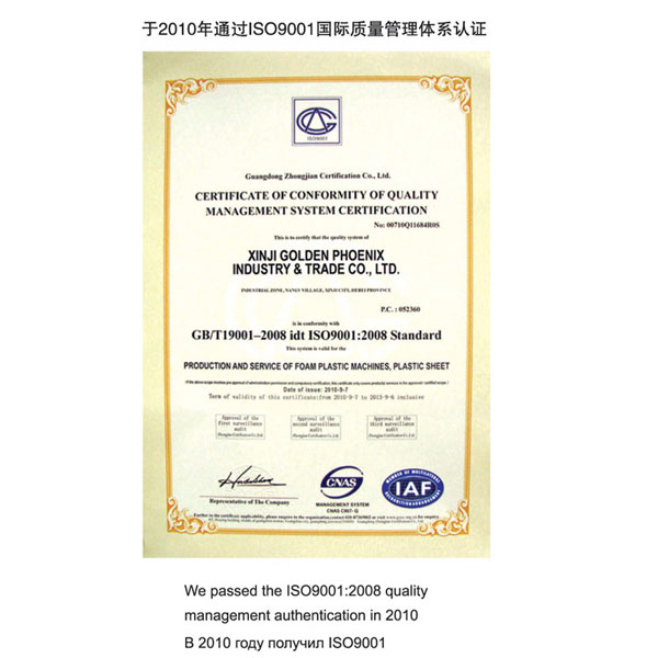 Международная система управления качеством, сертифицированная