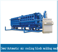 Semi-Automatic air cooling block molding machine
